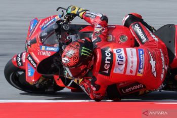 Pembalap Bagnaia sebut "ini memalukan" saat terjatuh Sprint GP Catalunya