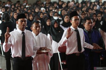 Pelantikan PPS KPU Kediri