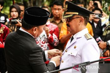 Herson B Aden resmi dilantik sebagai Pj Bupati Gunung Mas