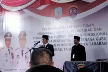 715 Orang di Lingkungan Pemkot Tarakan Diangkat Menjadi PPPK
