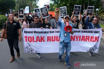 Unjuk rasa tolak RUU Penyiaran