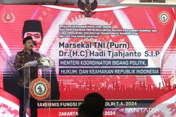 Menko tekankan 2 tahapan pilkada krusial ke intelijen Polri