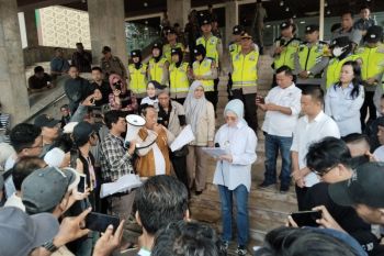 Diterima Ketua DPRD, wartawan Sumsel sampaikan aspirasi terkait RUU Penyiaran