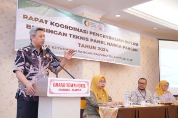 Pj Sekda Sulsel paparkan teknis panel harga pangan kendalikan inflasi