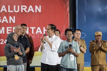 Presiden pastikan tak ada keluhan soal beras bantuan di Lubuklinggau