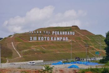Jalan Tol Bangkinang-XIII Koto Kampar Riau beroperasi gratis
