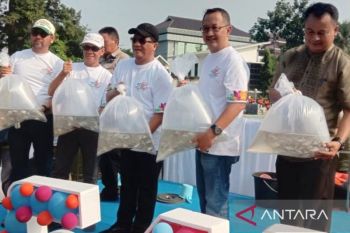 Pemkab Bogor tebar bibit ikan hingga tanam pohon semarakkan HJB ke-542