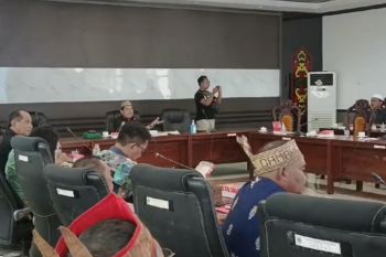 Rapat Kerja bersama Damang Kapuas