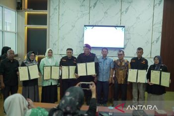 Lapas Kelas III Alahan Panjang jalin perjanjian kerja sama dengan lima SKPD Pemkab Solok