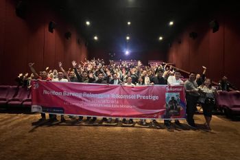 Apresiasi pelanggan setia di momen HUT ke-29, Telkomsel nonton bareng Hepi serentak di 13 kota