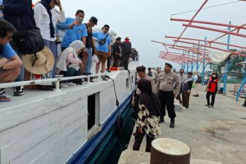 Polisi lakukan penjagaan di dermaga Pulau Harapan untuk cegah peredaran narkoba
