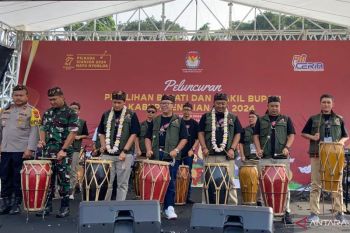 KPU Cianjur gelar peluncuran tahapan Pilkada Cianjur 2024
