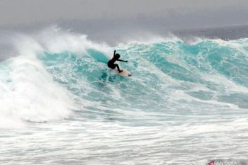 Kejuaraan World Surfing League (WSL) di Pesisir Barat&nbsp;Lampung