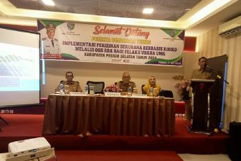 Bupati Rusma Yul Anwar buka Bimtek Implementasi Perizinan Berusaha Berbasis Risiko bagi UMK