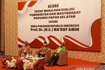 Wapres Ma'ruf Amin harap masyarakat Papua jaga situasi kondusif pilkada