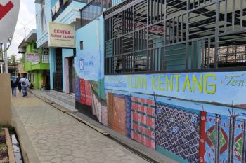 Berkat BRI, Klaster Usaha Kain Tuan Kentang Palembang naik kelas