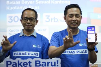 Paket kuota data baru Bebas Puas