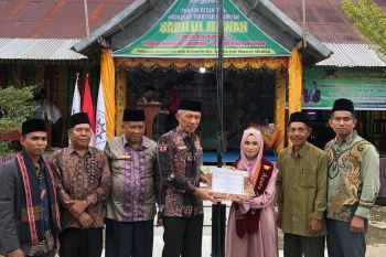 Sekda Mawardi Roska hadiri wisuda Tahfidz dan pemberian ijazah Pondok Pesantren MTI Sabilul Jannah