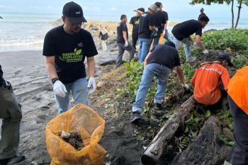Hari lingkungan hidup sedunia 2024, ratusan volunter PLN gelar aksi bersih pantai