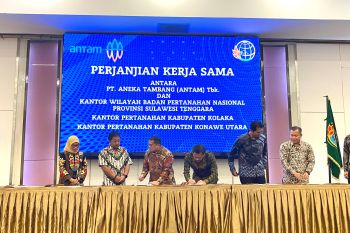 PT Antam dan BPN Sultra jalin kerjasama amankan aset pertambangan