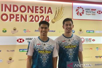 Indonesia Open 2024 - Ganda putra Indonesia Sabar/Reza siap berjuang rebut tiket final