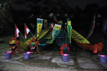 Perkumpulan Boen Tek Bio gelar ritual mandikan perahu
