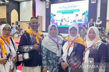 Info Haji 2024 - JCH Kabupaten Enrekang dan Lutra masuk Asrama Haji Sudiang Makassar