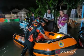 Banjir di Satui Tanah Bumbu berangsur surut