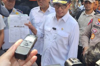 Menhub sidak kelaikan jalan bus pariwisatadi TM Ragunan