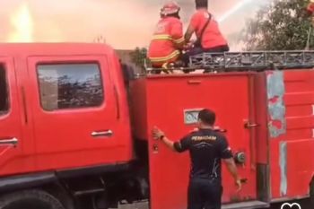 Empat orang korban kebakaran gudang LPG di Denpasar
