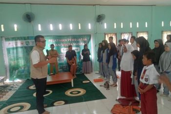 Pelajar SLB Negeri Tanjab Timur, antusias ikuti sosialisasi pembuatan Eco Enzyme yang digelar SKK Migas PetroChina