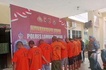 Polisi tetapkan 19 tersangka dari 17 kasus di Lombok Tengah