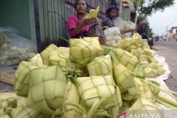 Penjualan bungkus ketupat di Bandar Lampung