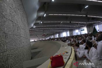 Suana lempat jamrah aqobah di Makkah