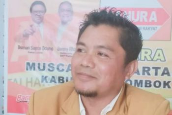 Aklamasi, Sugiarto pimpin Hanura di Lombok Tengah
