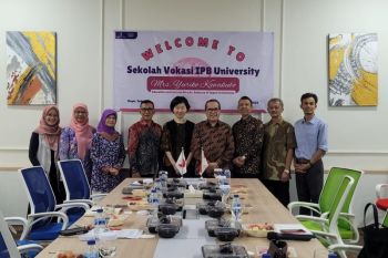 Atase pendidikan Jepang beri dukungan SV IPB University