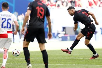 Laga Kroasia vs Albania berakhir imbang  2-2 di Piala Eropa
