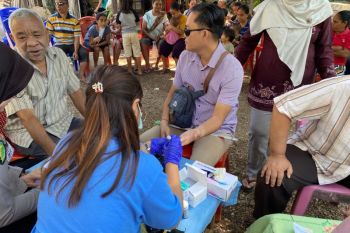 Polda NTT menggelar pemeriksaan kesehatan bagi penyandang disabilitas