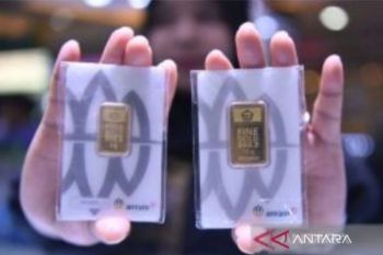 Harga emas batangan Antam naik Rp6.000 jadi Rp1,355 juta per gram