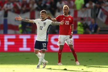 Laga Inggris vs Denmark berakhir 1-1