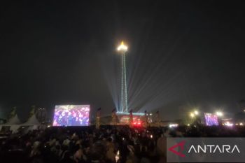 Pengunjung padati Monas rayakan HUT ke-497 Jakarta