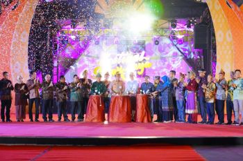 Muba  tampilkan tari teatrikal "Bomi Serasan Sekate" di Festival Sriwijaya