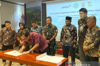 Atasi karhutla, RAPP kerjasama Program Desa Bebas Api dengan 3 desa di Pelalawan dan Kampar