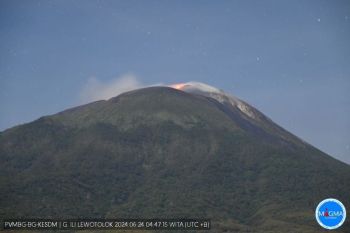 Badan Geologi: Tingkat aktivitas Gunung Ile Lewotolok jadi Waspada