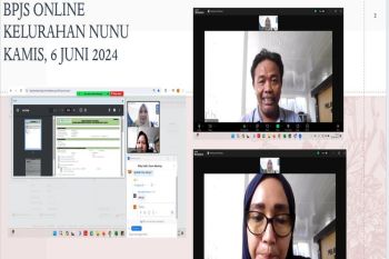 BPJSonlinemudahkan warga Kelurahan Nunuurus administrasi BPJS Kesehatan