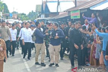 Presiden ajak menteri blusukan di Pasar Pata Kalimantan Tengah