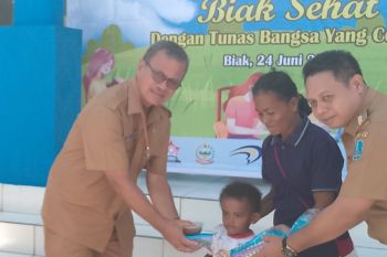 Distrik Samofa Biak minta kampung prioritaskan tangani 210 anak stunting