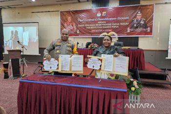 KPU Papua Tengah-Polda Papua kerja sama perkuat pengamanan Pilkada 2024