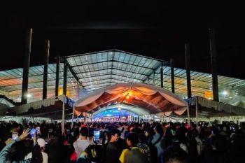 Malam terakhir KKR perkemahan pemuda GPdI di Minut ramai