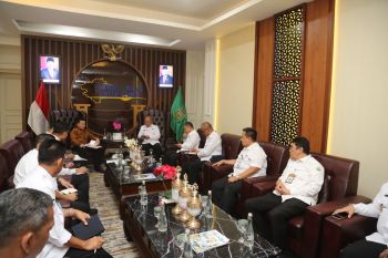 Pj Gubernur Sumsel-OTS Wantanas bahas antisipasi penanganan karhutla